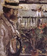 Berthe Morisot Detail of  The man at the Huaiter Island France oil painting reproduction